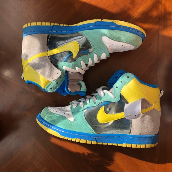 nike pink see through shoes